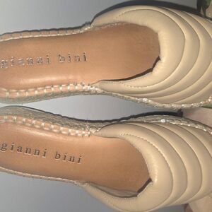 Gianni Bini Women's Cream Espadrille Shoes
